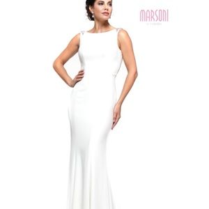 White Mariano Gown